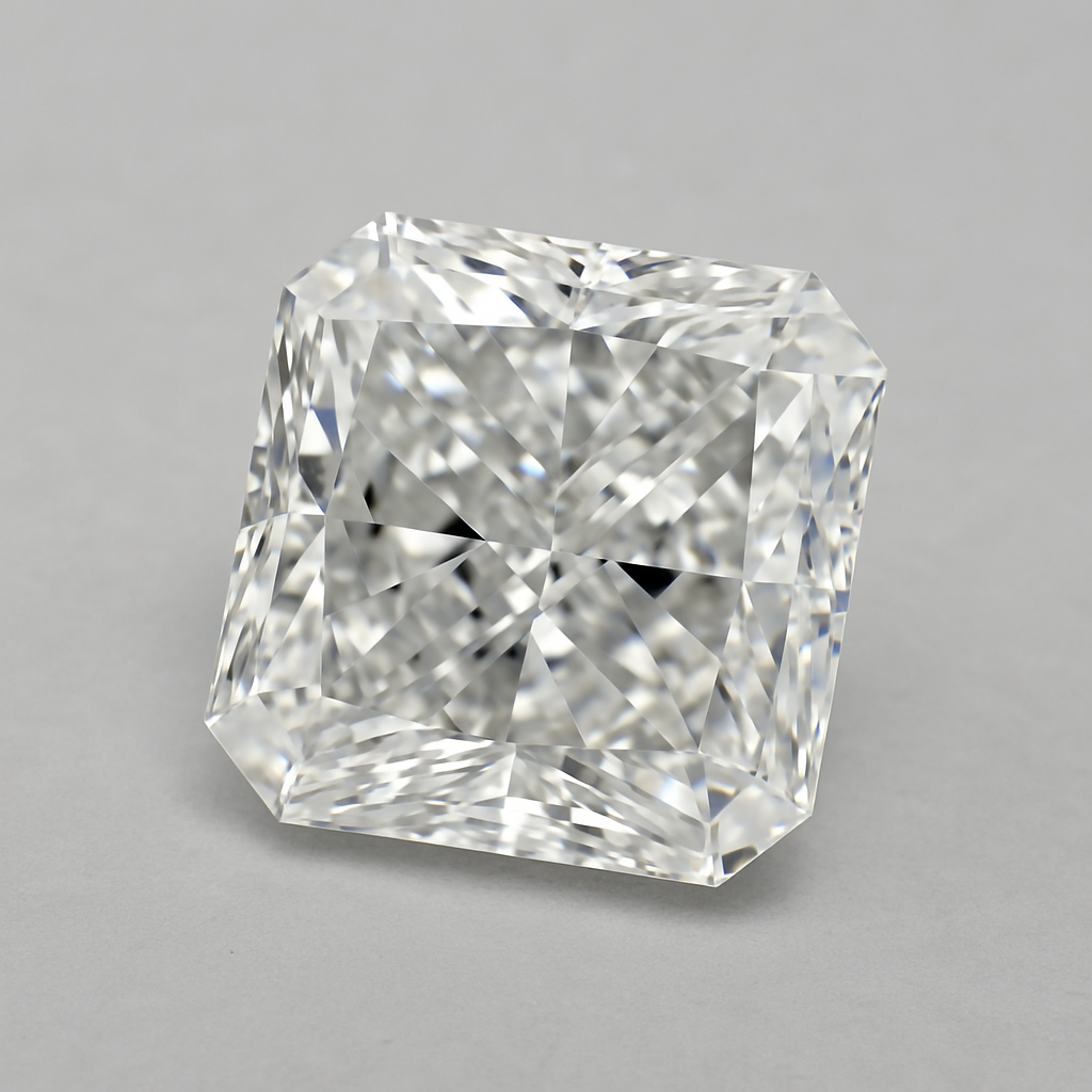 5.04ct Radiant Lab Diamond - V.YELLOW/VS1