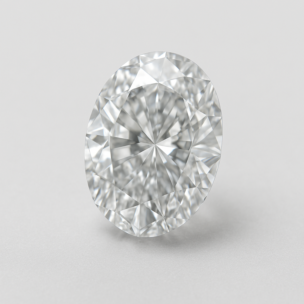 1.54ct Oval Lab Diamond - V.BLUE/VS1