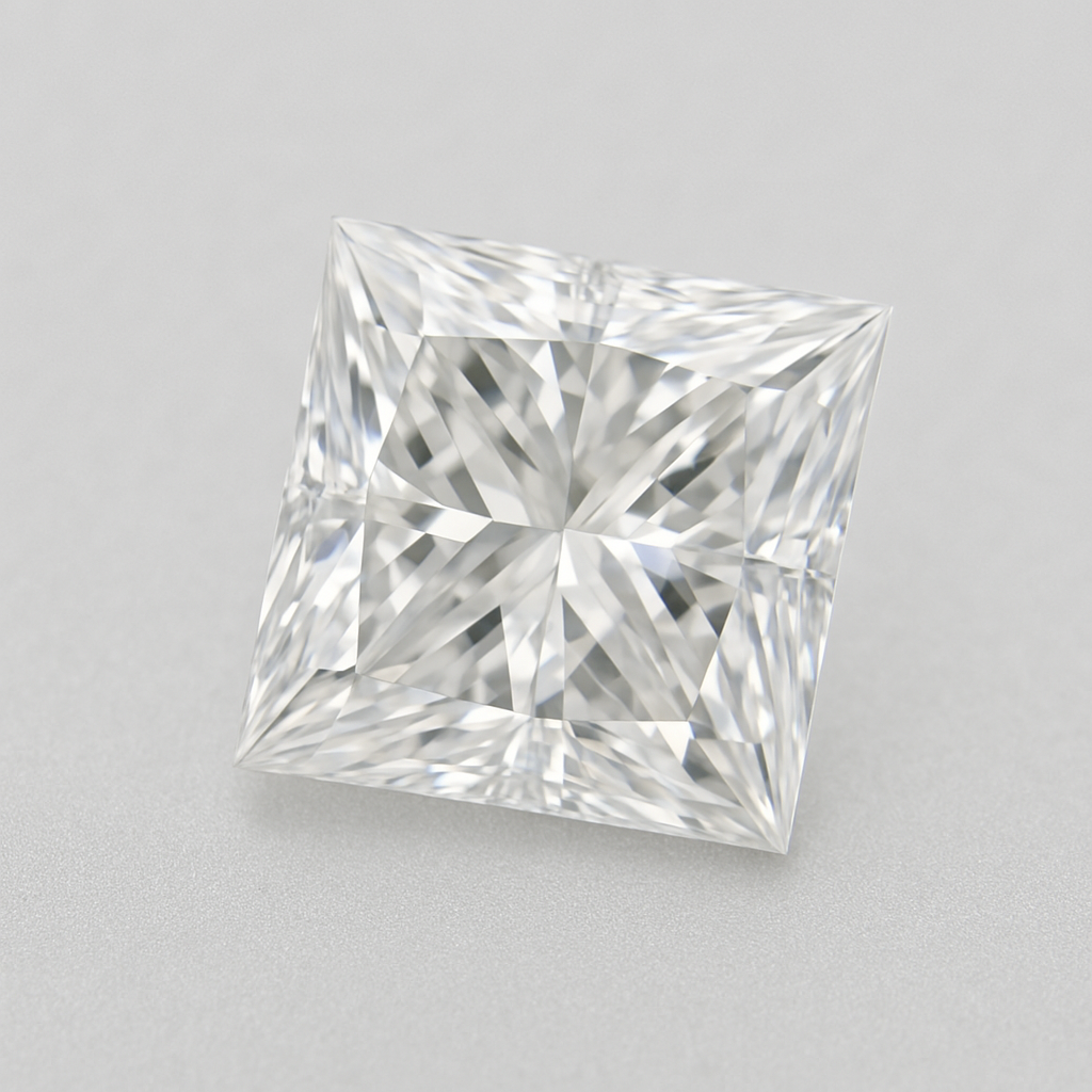 3.57ct Princess Lab Diamond - V.BLUE/VS1