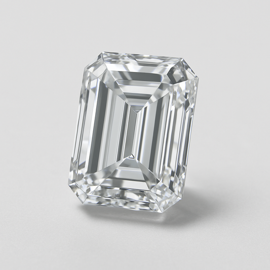 1.02ct Emerald Lab Diamond - F/VS1
